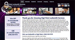 Desktop Screenshot of highpointlocksmith.net